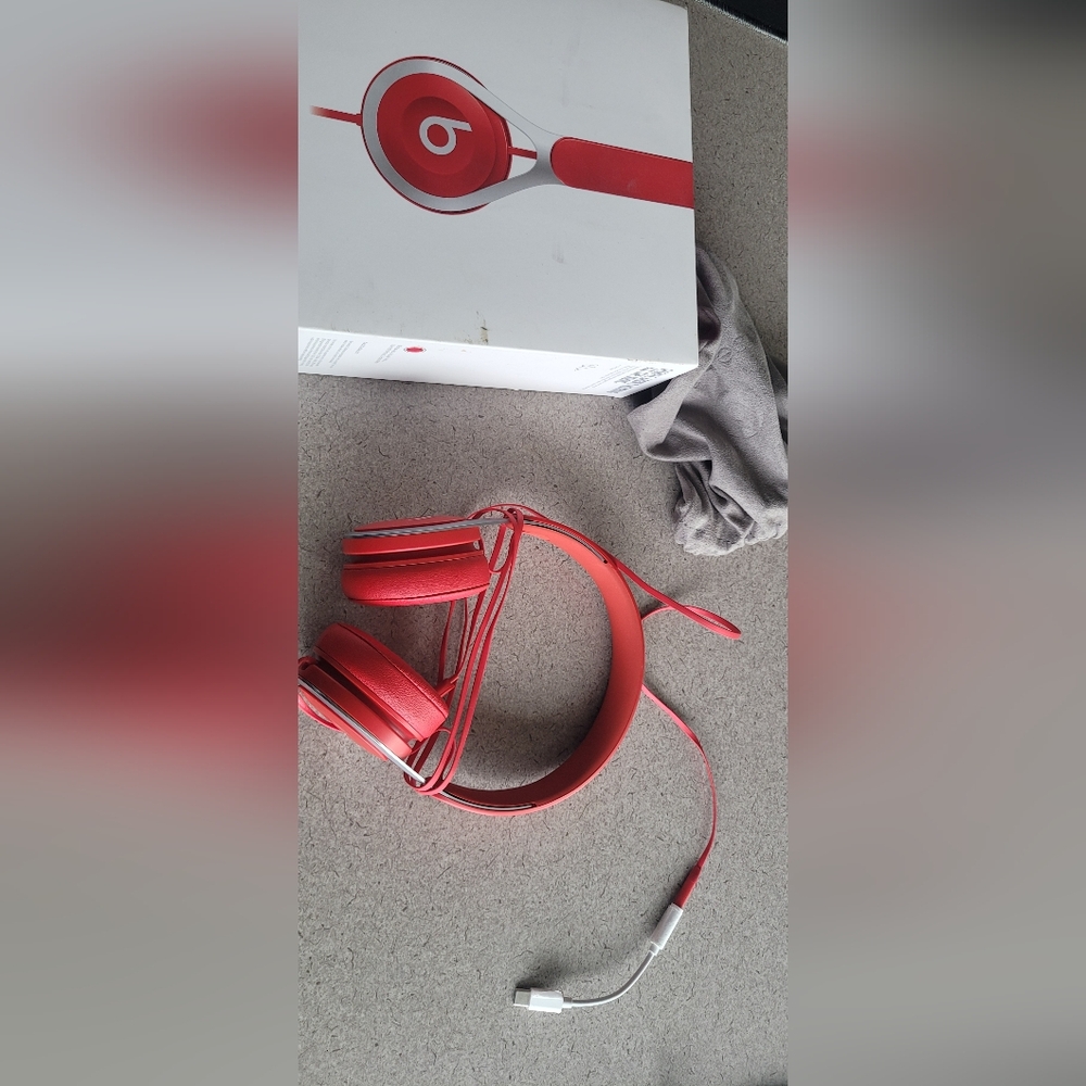 Beats Red Headphones